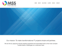 Tablet Screenshot of mssint.com